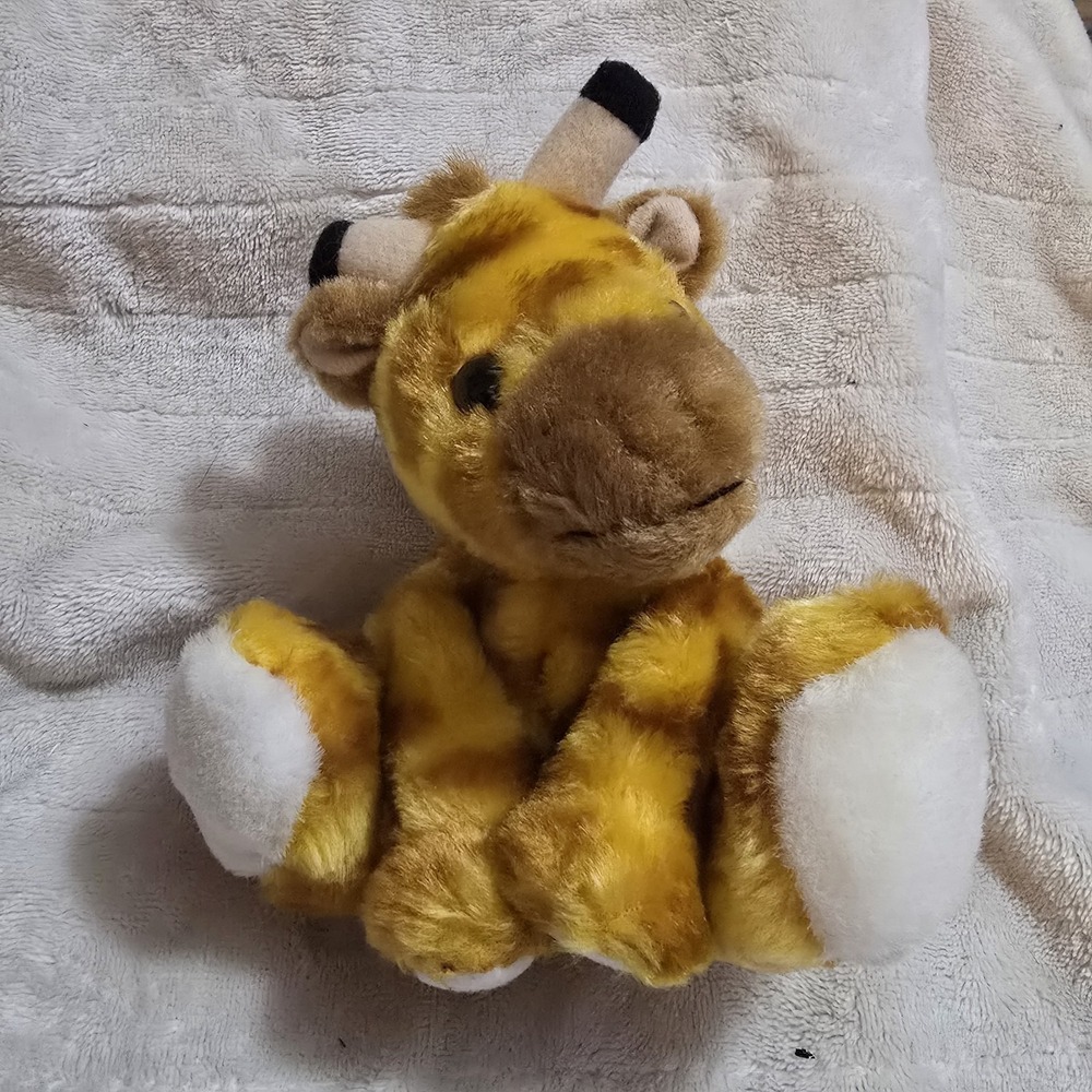 Nanco Giraffe Plush Stuffed Animal Brown Yellowish Toy SOFT Plushie Toy